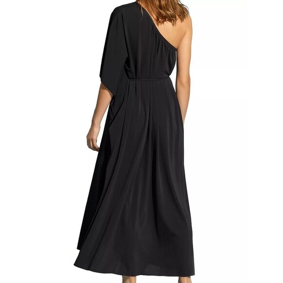 ERES Georgie One Shoulder Long Dress in Noir 3 New Womens Maxi Gown - Picture 14 of 15
